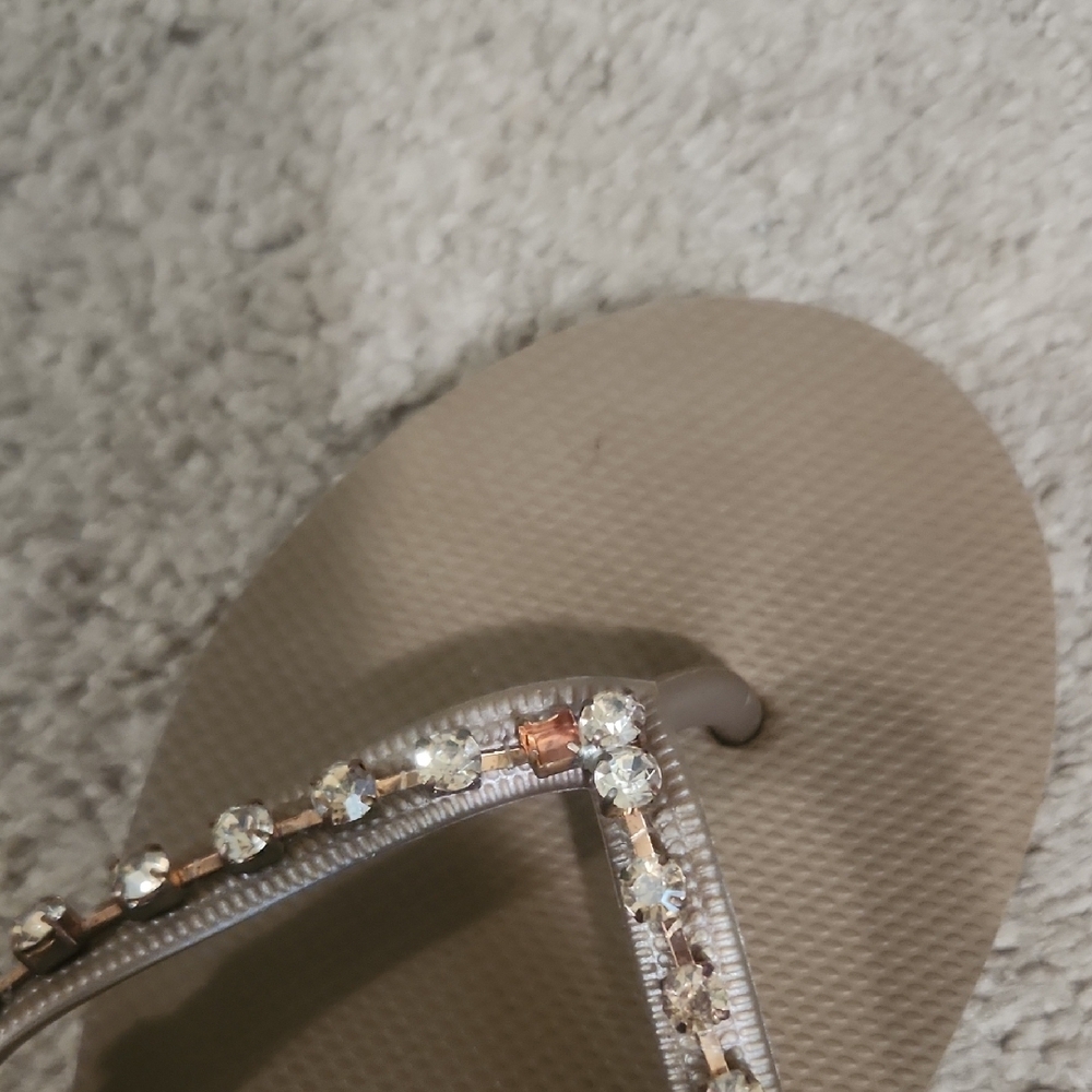 Target Tan Embellished Women's Sandals - Picture 2 of 2